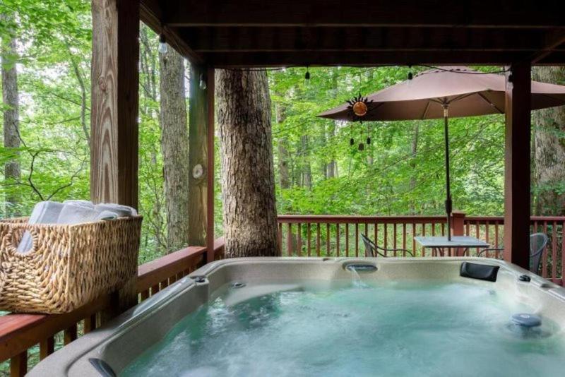 Mountain Spirit Cabin - Fireplace And Hot Tub Villa Blue Ridge Exterior foto